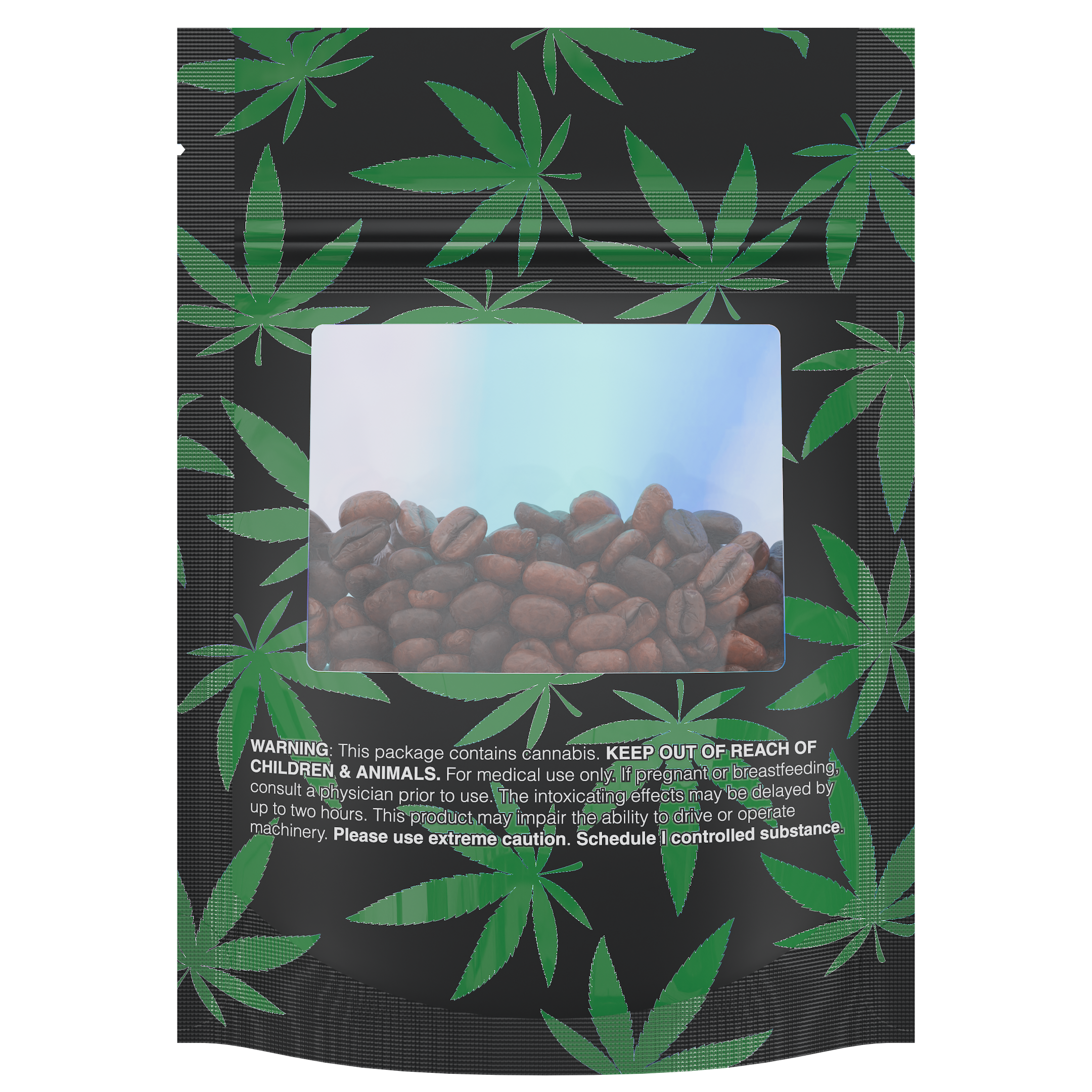1/8th 3.5g 8th OGK Cali Caviar Designer Custom Printed Mylar Bags (1,000 qty.) - Dragon Chewer