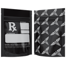 1/8th 3.5g 8th Black Rx Designer Custom Printed Mylar Bags (100 qty.) - Dragon Chewer