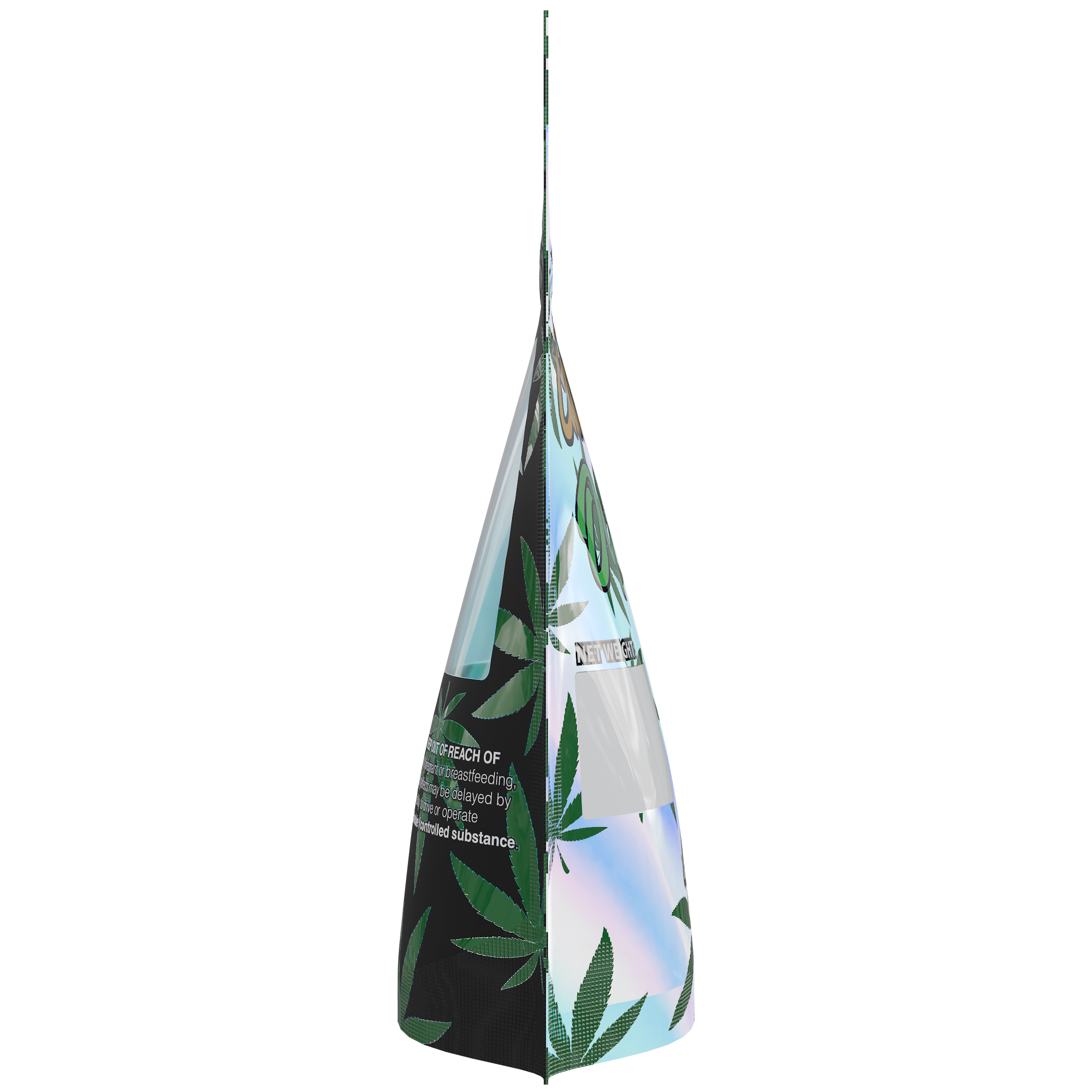 1/8th 3.5g 8th OGK Cali Caviar Designer Custom Printed Mylar Bags (1,000 qty.) - Dragon Chewer