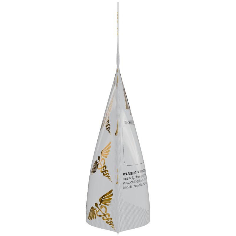 1/8th 3.5g 8th White Rx Designer Custom Printed Mylar Bags (100 qty.) - Dragon Chewer