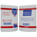 1/8th 3.5g White Priority Packs Designer Custom Printed Mylar Bags (100 qty.) - Dragon Chewer