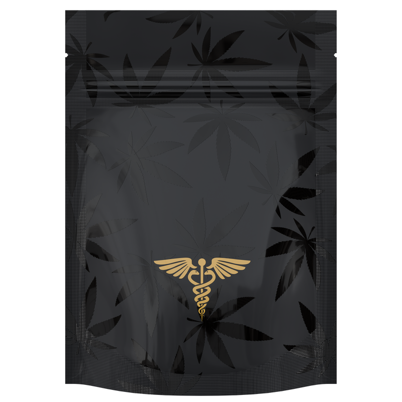 1/8th 3.5g Ounce Rx Generic Designer Custom Printed Mylar Bags (100 qty.) - Dragon Chewer