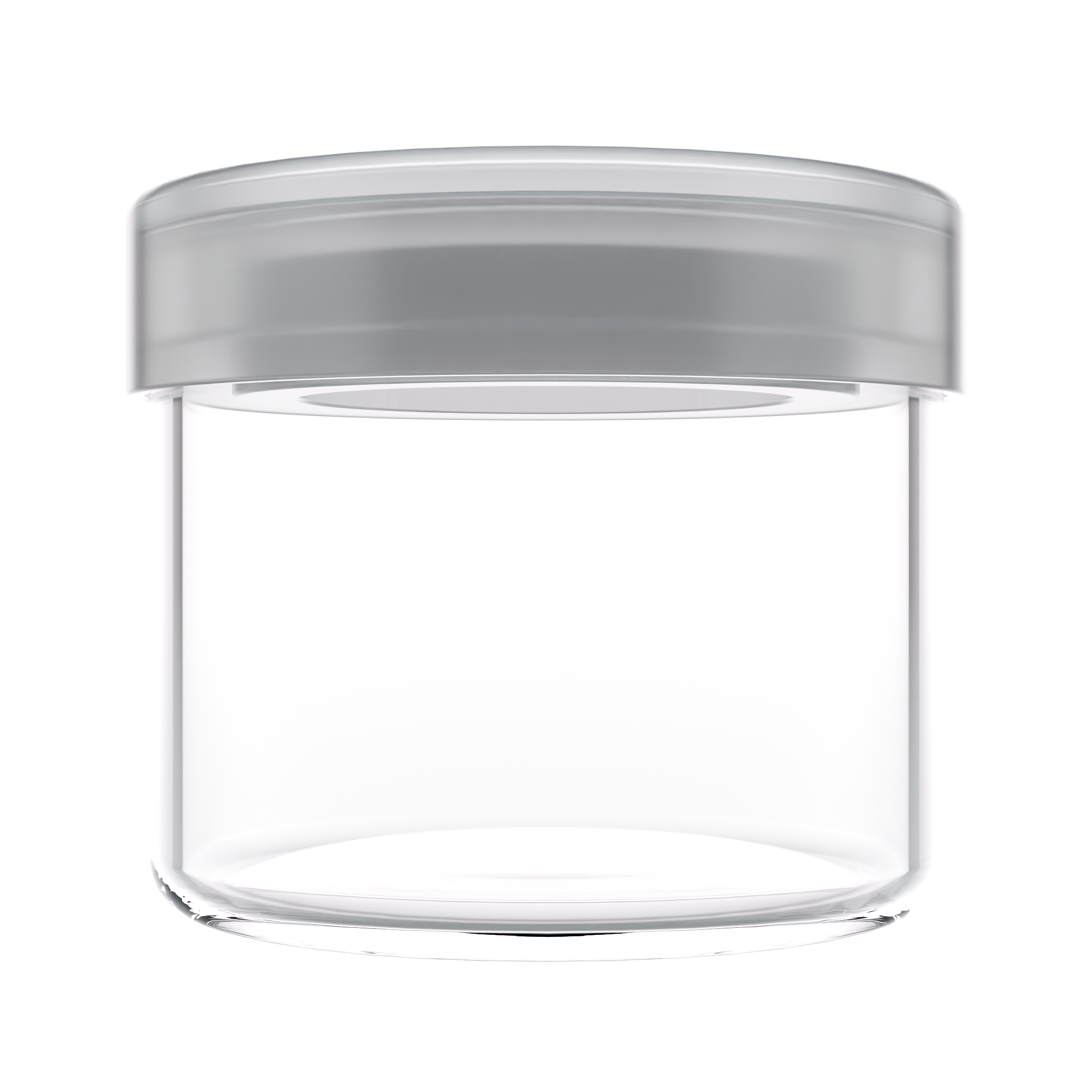 Wholesale 6ML Shoulder-Less Clear Glass Concentrate Jars with Silicone Cap (360 qty.)