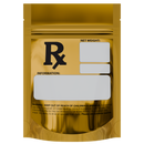 1/8th 3.5g 8th Gold Rx Designer Custom Printed Mylar Bags (1,000 qty.) - Dragon Chewer