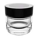 5ML Clear Glass Concentrate Jar - Black Twist Cap (250 qty.)