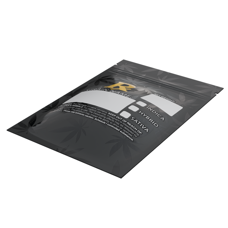 1 Gram Rx Generic Designer Custom Printed Mylar Bags (100 qty.) - Dragon Chewer