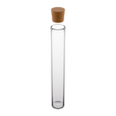 Pre-Roll 120mm Clear Glass Tubes - Cork Top - (846 qty.)