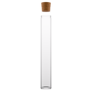 Pre-Roll 120mm Clear Glass Tubes - Cork Top - (846 qty.)
