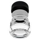 5ML Clear Glass Concentrate Jar - Black Twist Cap (250 qty.)