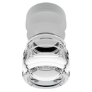 5ML Clear Glass Concentrate Jar - White Twist Cap (250 qty.)