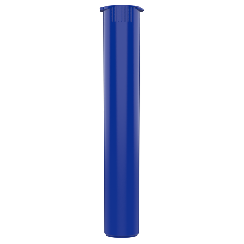 Blue opaque wholesale 116mm 109mm King Size joint blunt child resistant CR tubes doob vial bulk rolling smell proof pop top HL Highlock dragon chewer open lid cannabis packaging tube mj marijuana 420 cones papers 1 gram