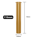 Gold opaque wholesale 116mm 109mm King Size joint blunt child resistant CR tubes doob vial bulk rolling smell proof pop top HL Highlock dragon chewer squeeze top cannabis packaging tube mj marijuana 420 cones papers 1 gram