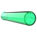 Green translucent transparent wholesale 116mm 109mm King Size joint blunt child resistant CR tubes doob vial bulk rolling smell proof pop top HL Highlock dragon chewer squeeze top cannabis packaging tube mj marijuana 420 cones papers 1 gram BPA free compliant