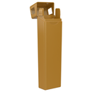 116 MM Gold Pre Roll Packaging Box - Pinch N Flip (200 qty.) - Dragon Chewer