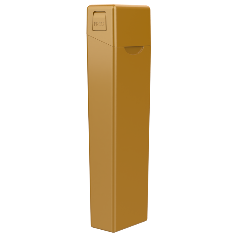 Premium 116 MM Gold Pre Roll Packaging Box - Pinch N Flip (200 qty.)