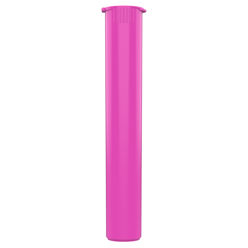 Pink opaque wholesale 116mm 109mm King Size joint blunt child resistant CR tubes doob vial bulk rolling smell proof pop top HL Highlock dragon chewer open lid cannabis packaging tube mj marijuana 420 cones papers 1 gram