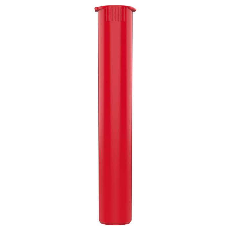 Red opaque wholesale 116mm 109mm King Size joint blunt child resistant CR tubes doob vial bulk rolling smell proof pop top HL Highlock dragon chewer open lid cannabis packaging tube mj marijuana 420 cones papers 1 gram