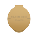 92mm Gold Pop Top Pre Roll Child Resistant Tubes -  OPEN LID (675 qty.) - Dragon Chewer