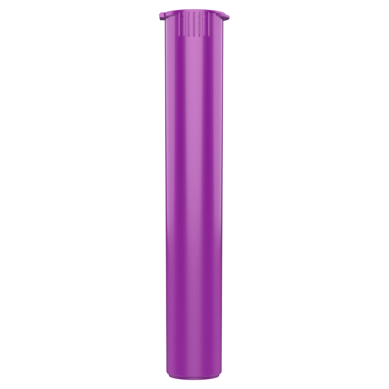 116mm Purple Pop Top Pre Roll Child Resistant Tubes - (500 qty.)