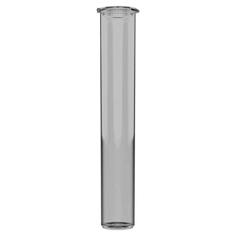 116mm Smoke Pop Top Pre Roll Child Resistant Tubes - OPEN LID (500 qty.)