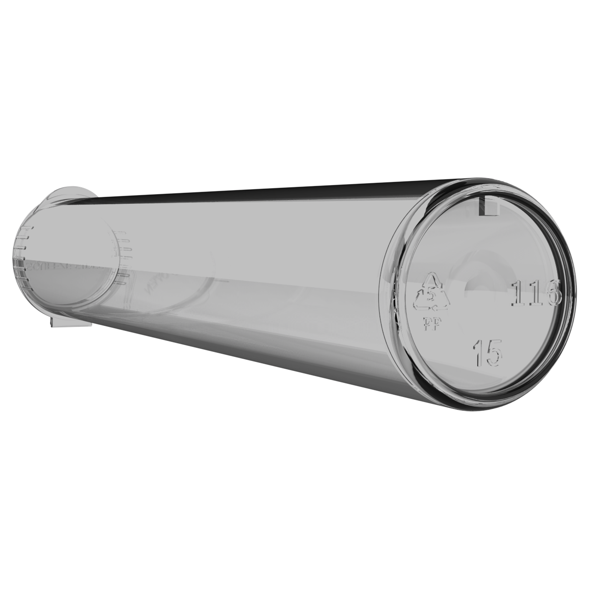 116mm Smoke Pop Top Pre Roll Child Resistant Tubes - (500 qty.) - Dragon Chewer