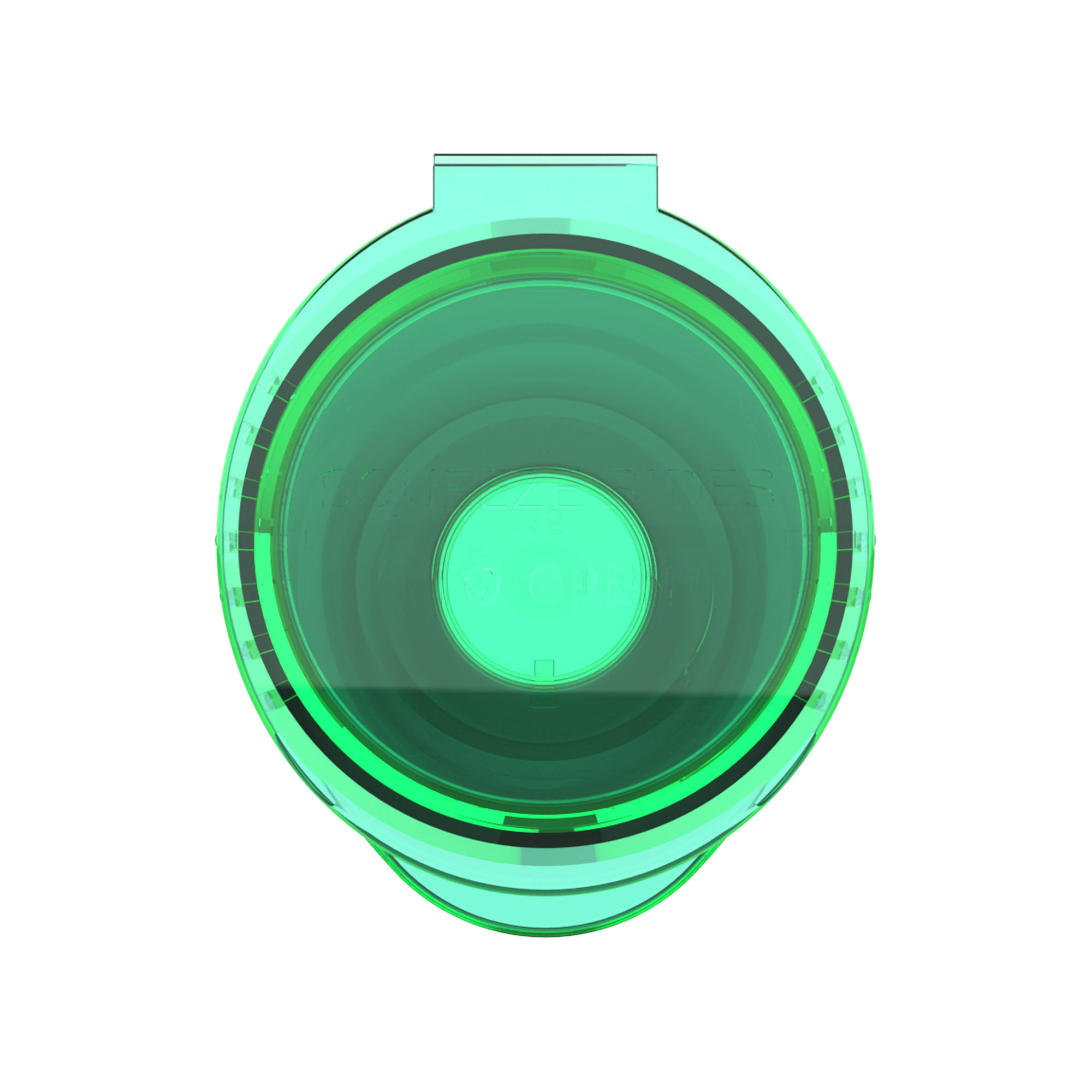 92mm Translucent Green Pop Top Pre Roll Child Resistant Tubes - (700 qty.) - Dragon Chewer