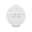 92mm White Pop Top Pre Roll Child Resistant Tubes - (700 qty.) - Dragon Chewer