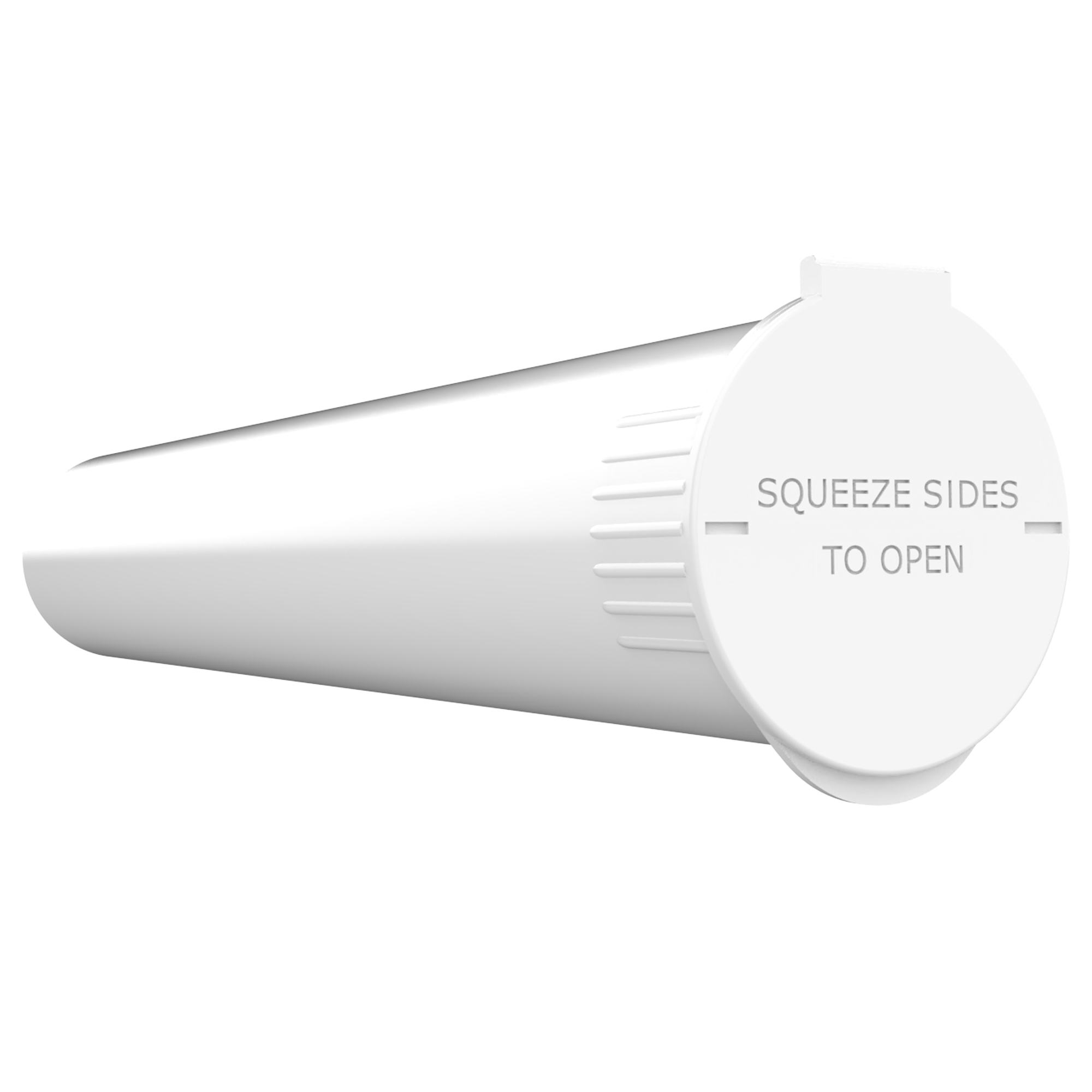 Wholesale Pre-Roll Tubes 116mm Child Resistant — White Pop Top Dispens