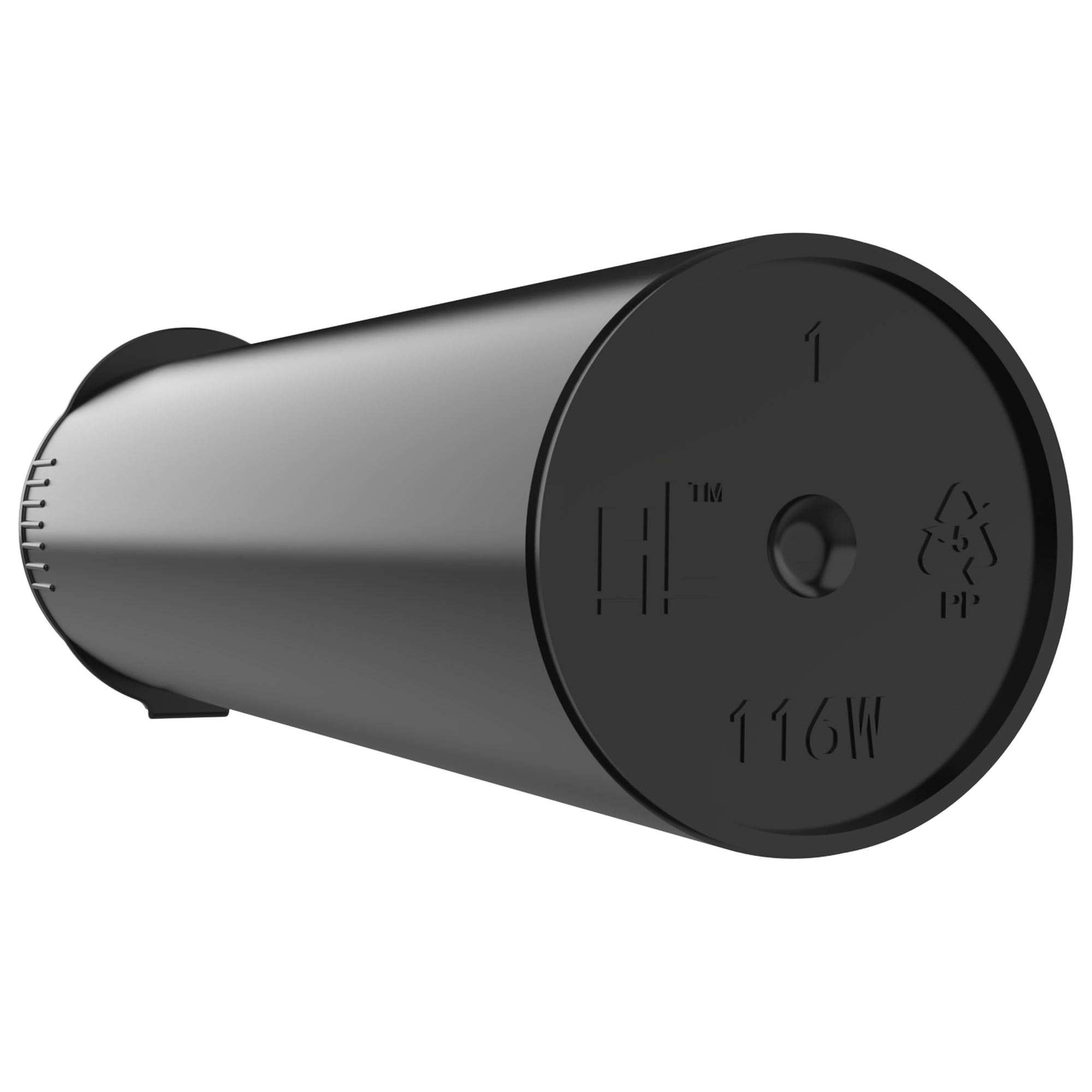 116mm Wide Black Pop Top Pre Roll Child Resistant Tubes - Multipack Container (225 qty.) - Dragon Chewer