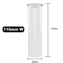 116mm Wide White Pop Top Pre Roll Child Resistant Tubes - Multipack Container (225 qty.) - Dragon Chewer