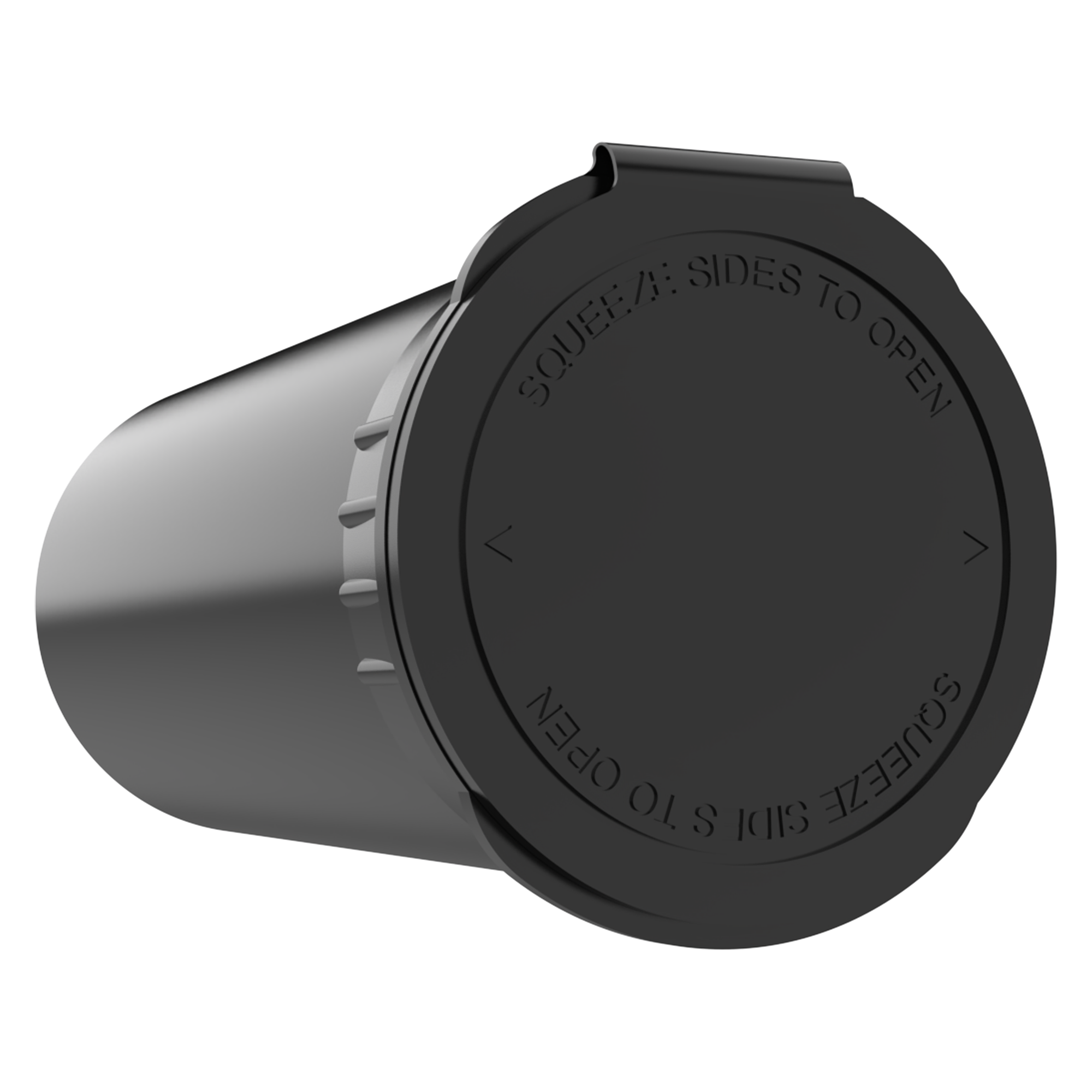 Wholesale Pop Top Bottles 13 Dram Child Resistant — Black Dispensary C