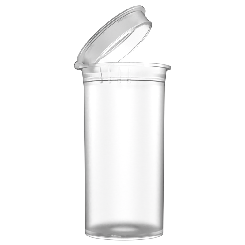 13 Dram Clear Squeeze top can cannabis marijuana packaging containers jars bottles vials dragon chewer CPSC ISO ASTM certified compliance compliant bulk airtight translucent transparent