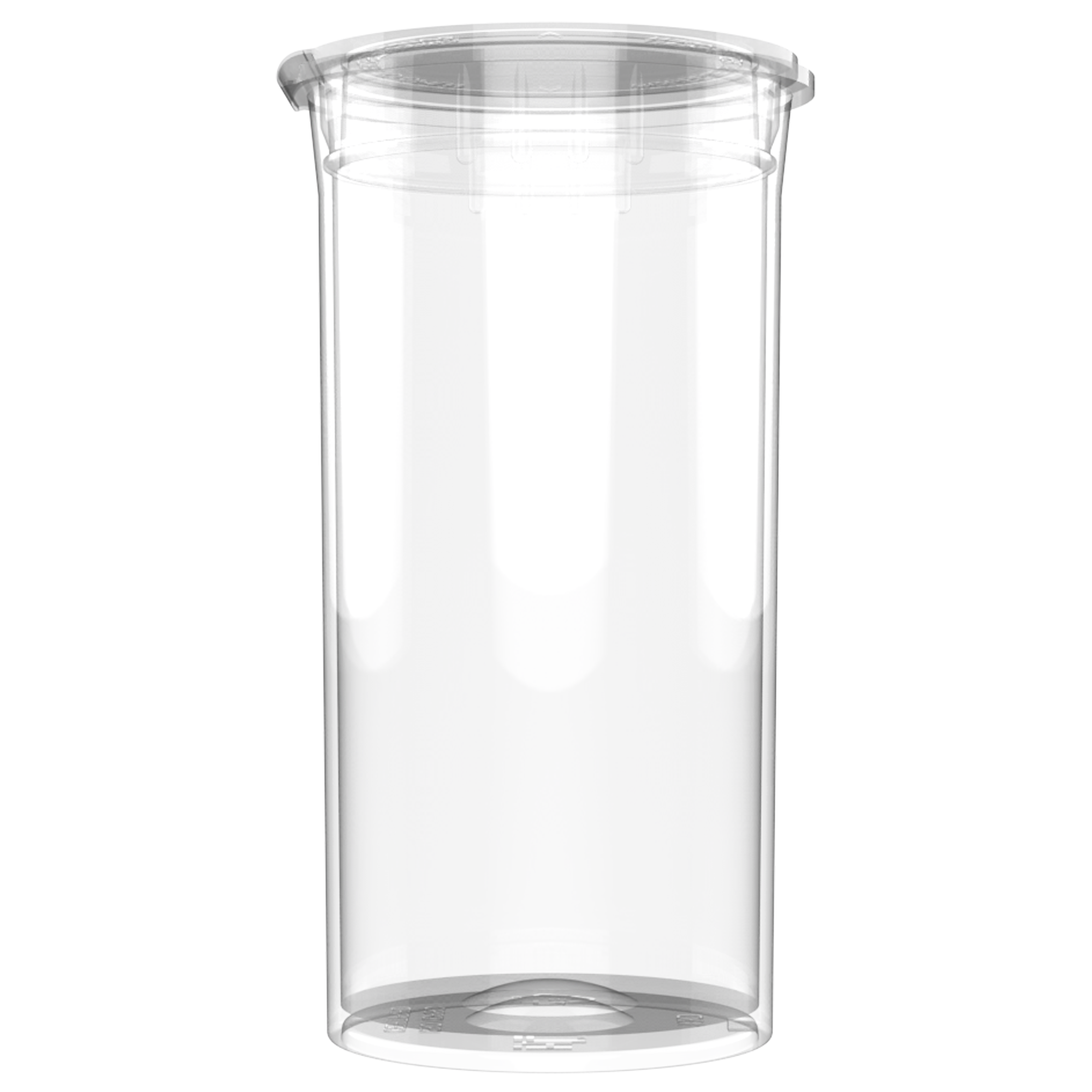 13oz (105 Dram) Plastic Container with Clear Lid - MOQ 250,000