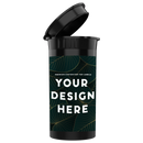 13 Dram Pop Top CR Container Premium Custom Labels (2,500 qty.) - USA MADE - Dragon Chewer