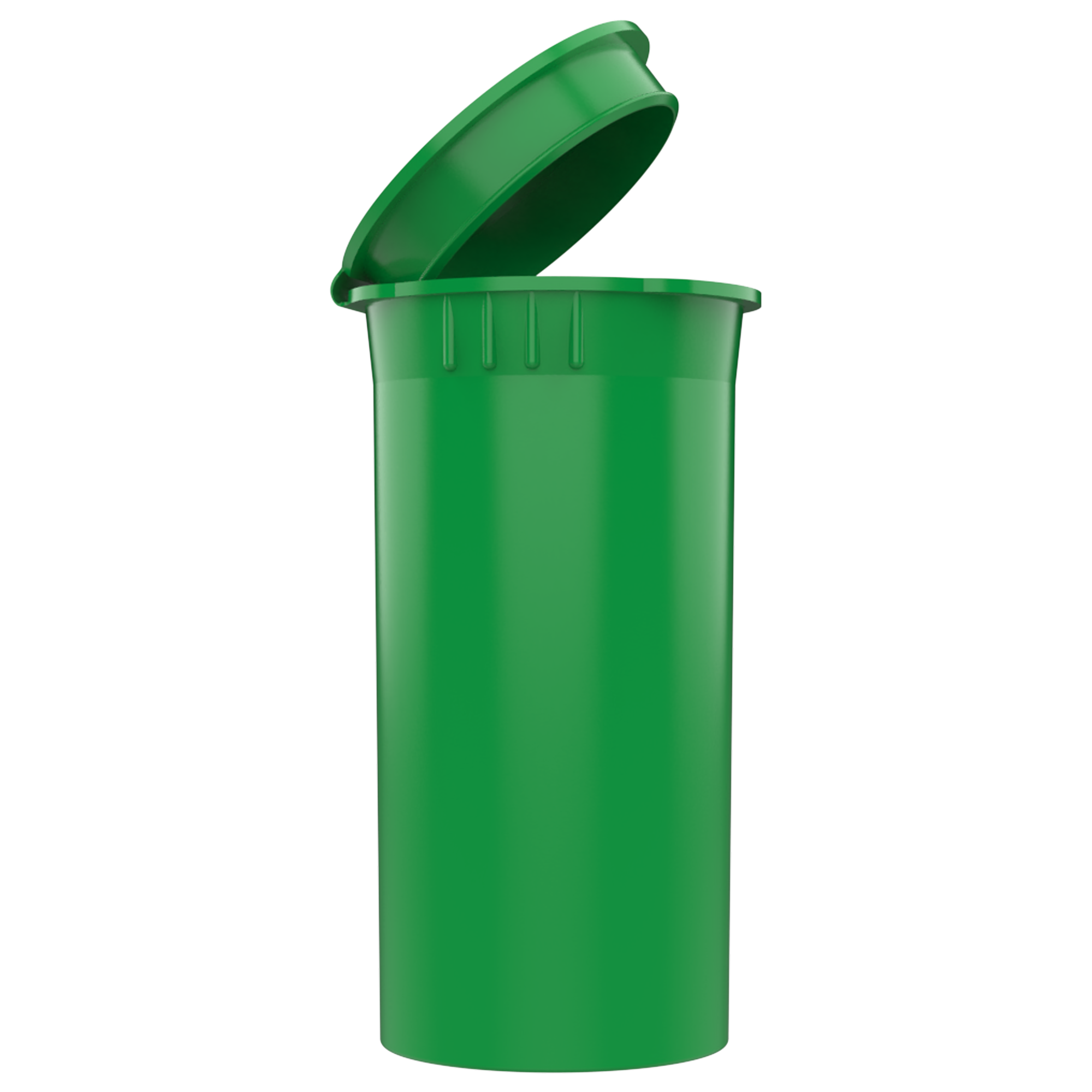 13 Dram Opaque Green Child Resistant Pop Top Bottles (315 qty.)