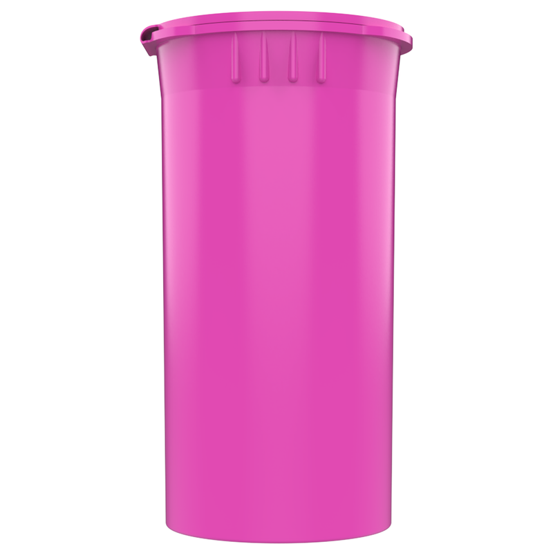 13 Dram Opaque Pink Child Resistant Pop Top Bottles (315 qty.)
