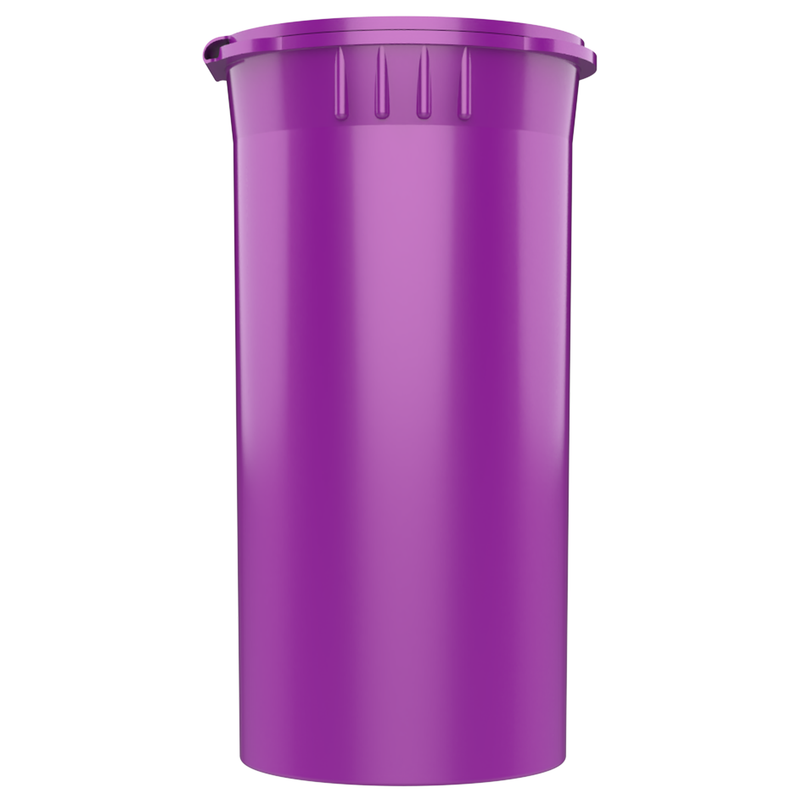 13 Dram Opaque Purple Child Resistant Pop Top Bottles (315 qty.)