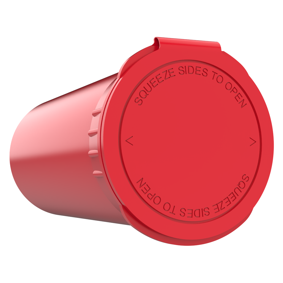 pote♩出品 13 Dram Strawberry Red Child Resistant Pop Top Bottles (315 qty.)