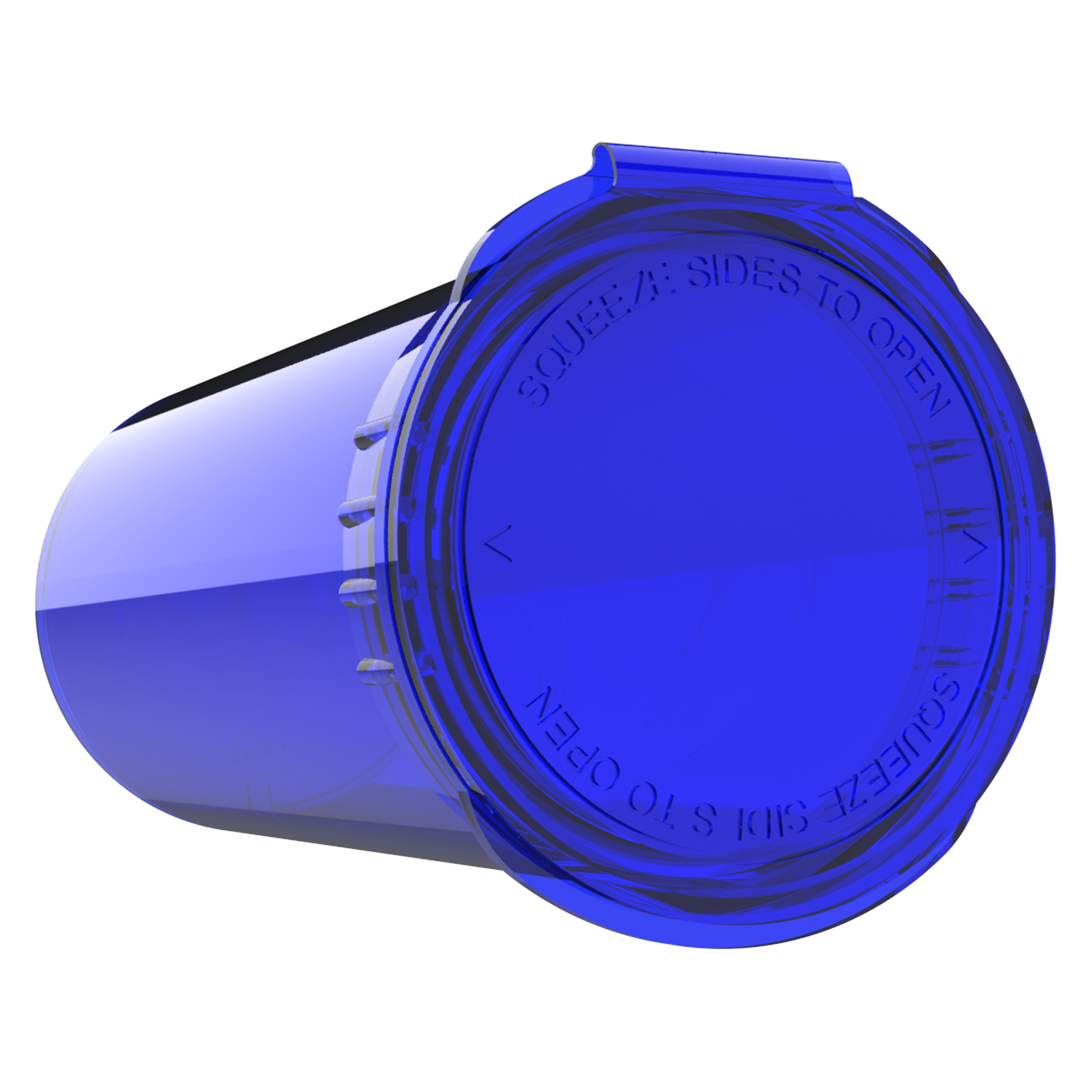 13 Dram Translucent Blue Dragon Chewer opaque pop top tube no odor smell proof containers fast shipping Capacity 1 one gram long term food storage empty wholesale with lids translucent transparent 