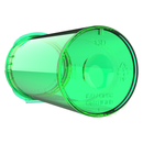 13 Dram Translucent Green Dragon Chewer custom Pop Top premium wholesale cannabis cbd mushroom smell proof vials jars cans highlock HL supplies 100% recyclable premium plastic custom translucent transparent 