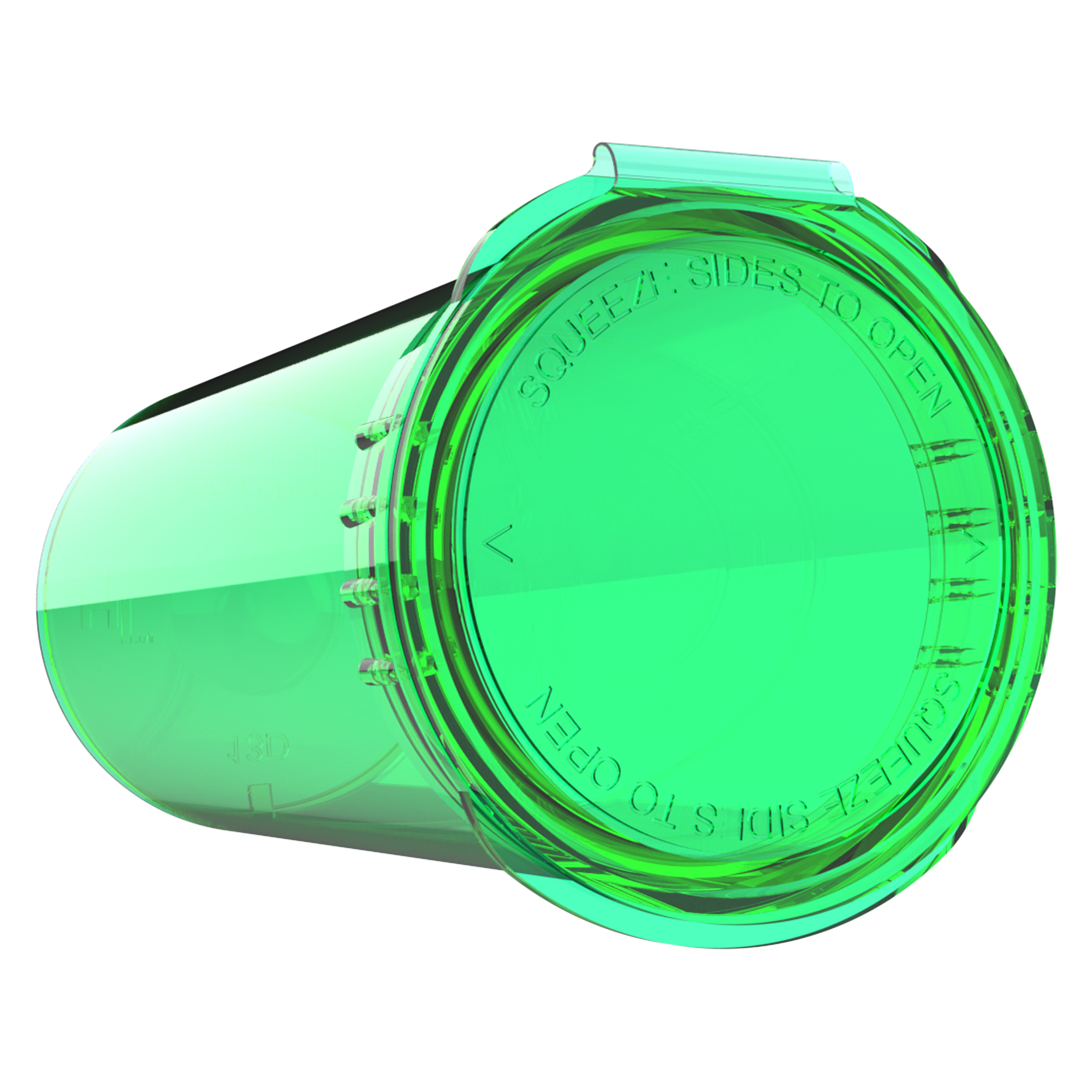 13 Dram Translucent Green Dragon Chewer opaque pop top tube no odor smell proof containers fast shipping Capacity 1 one gram long term food storage empty wholesale with lids translucent transparent 