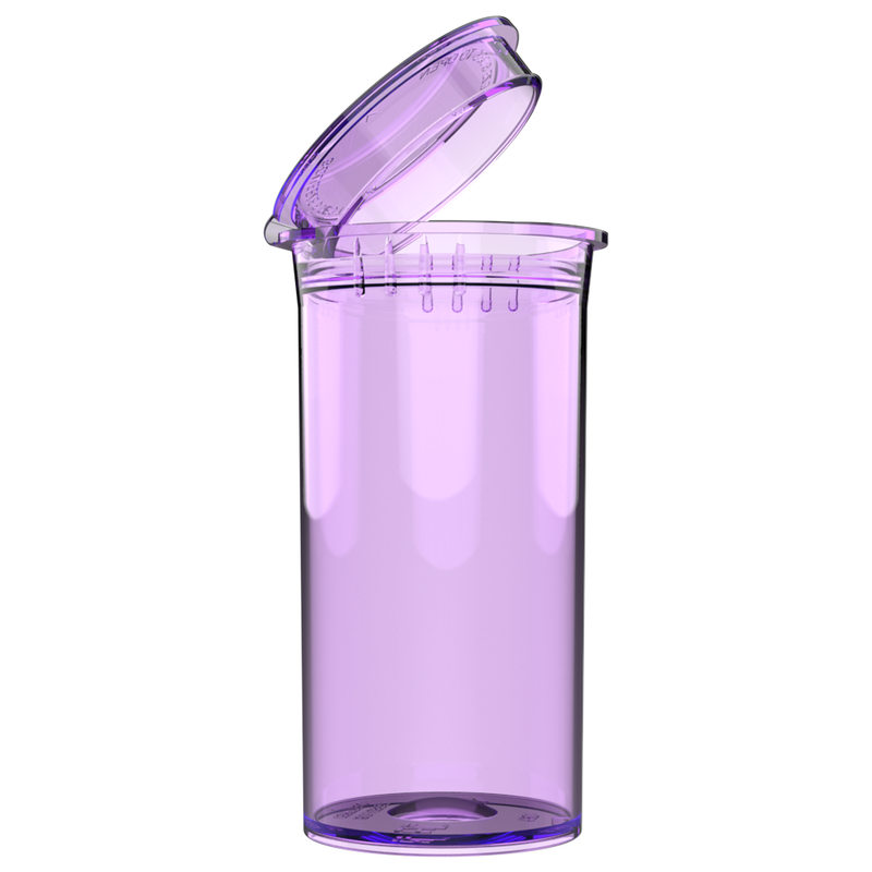 13 Dram Translucent Purple Bio iQ Child Resistant Pop Top Containers (315 qty.)