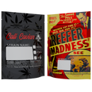 1/8th 3.5g 8th Madness Cali Caviar Red Designer Custom Printed Mylar Bags (1,000 qty.) - Dragon Chewer