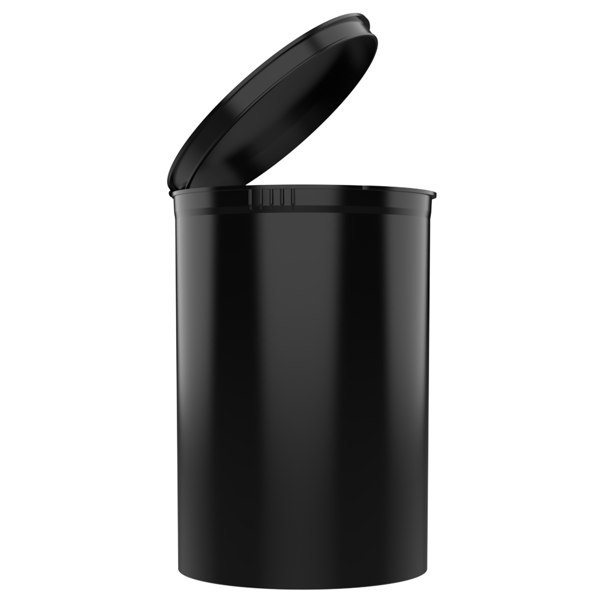 160 Dram Opaque Black Child Resistant Pop Top Bottles (33 qty.)