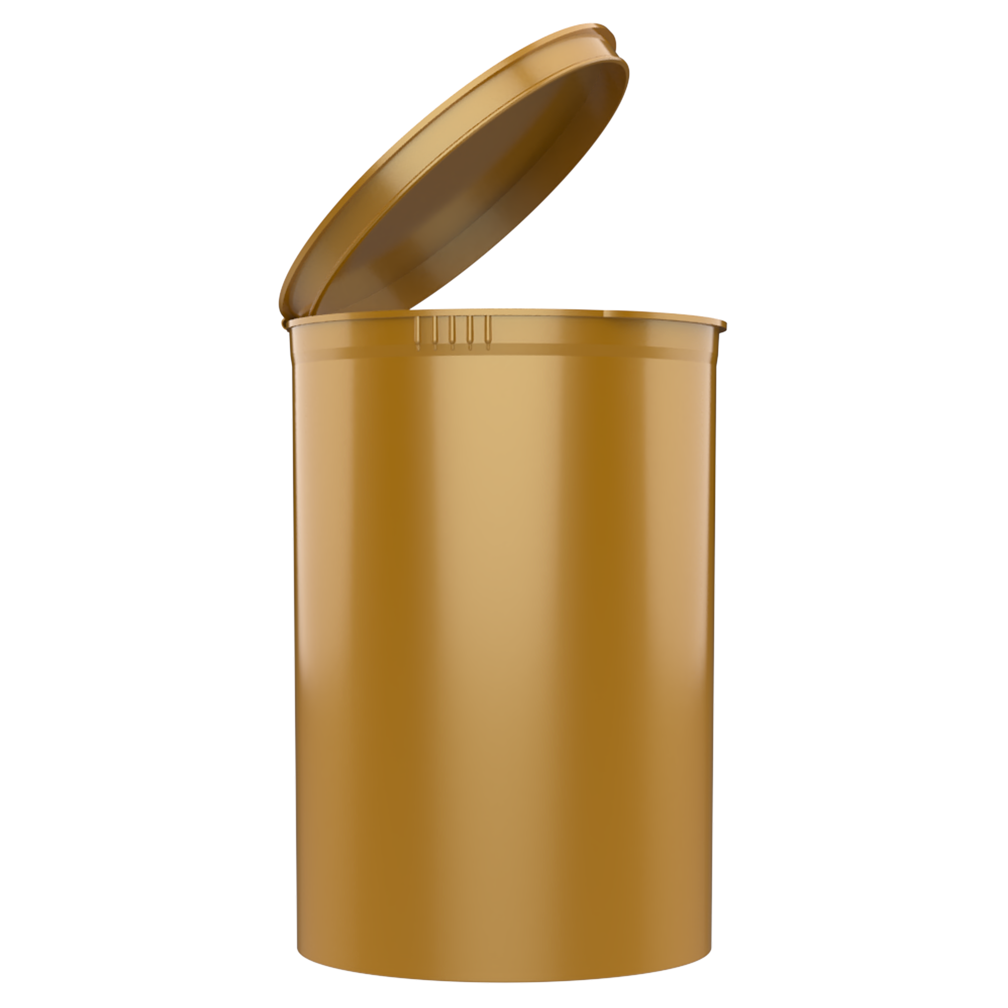 160 Dram Opaque Gold Child Resistant Pop Top Bottles (33 qty.)