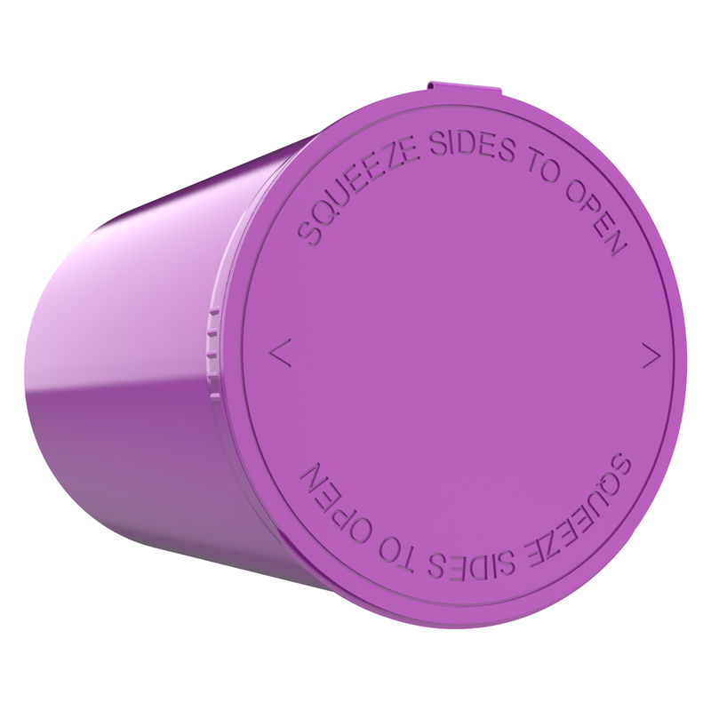 160 Dram Purple big large wide mouth Dragon Chewer opaque pop top tube no odor smell proof containers fast shipping Capacity 1 ounce oz long term food storage empty wholesale with lids