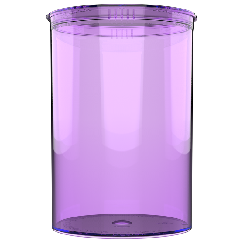 160 Dram Translucent Purple Child Resistant Pop Top Bottles (33 qty.)