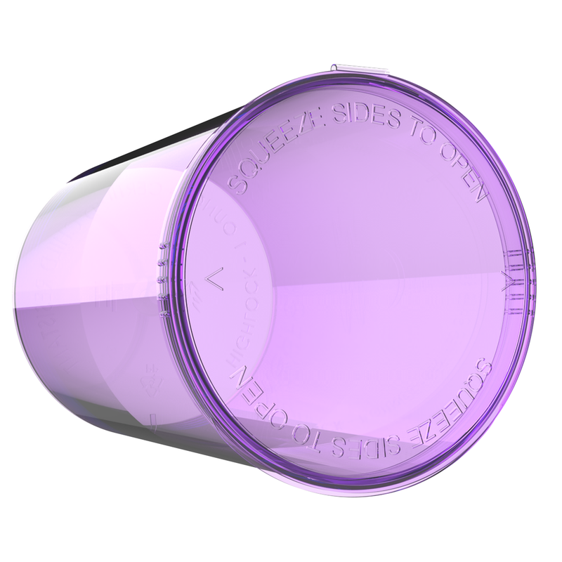160 Dram Translucent Purple Child Resistant Pop Top Bottles (33 qty.)