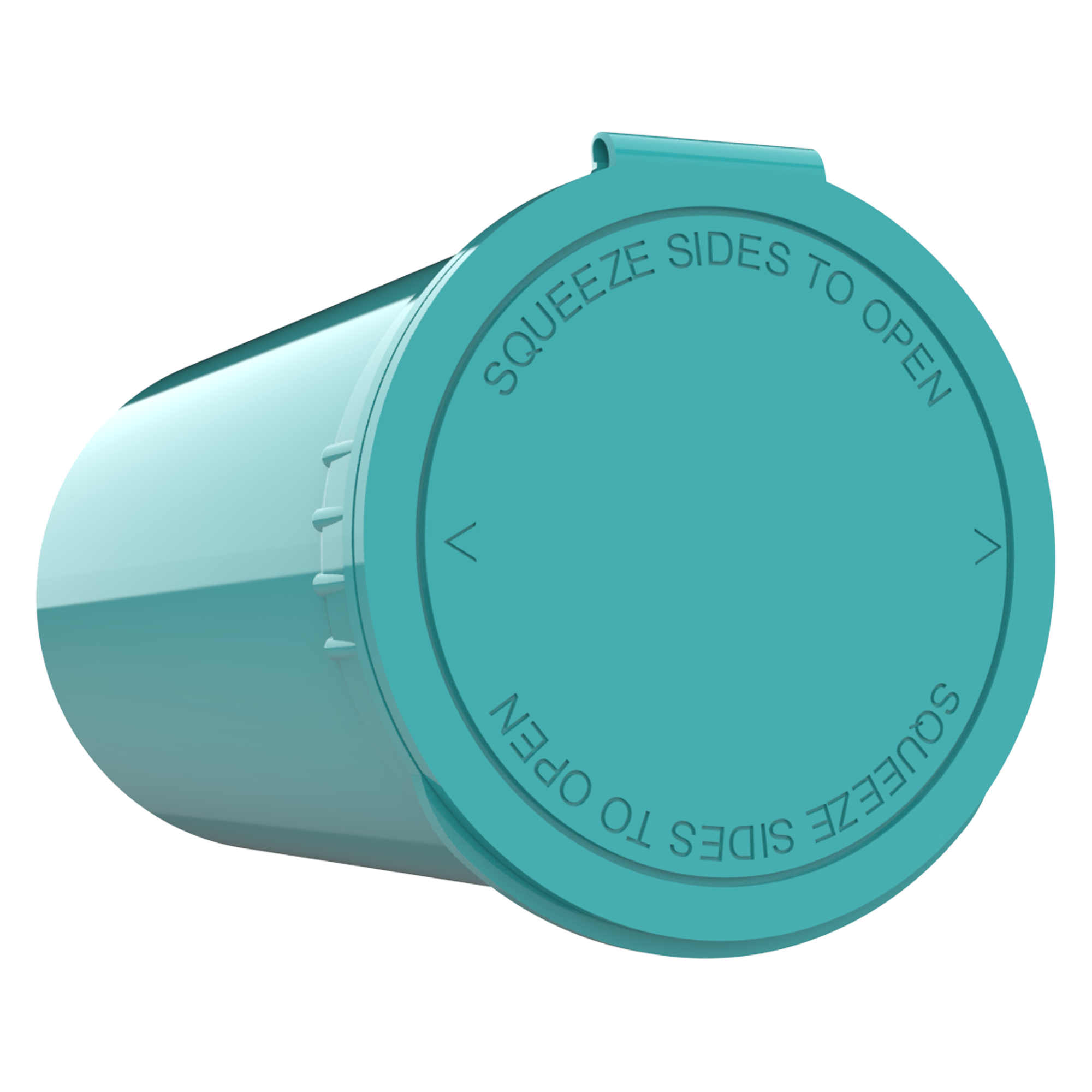 19 Dram Aqua Dragon Chewer custom Pop Top premium wholesale cannabis cbd mushroom smell proof vials jars cans highlock HL supplies 100% recyclable premium plastic custom 
