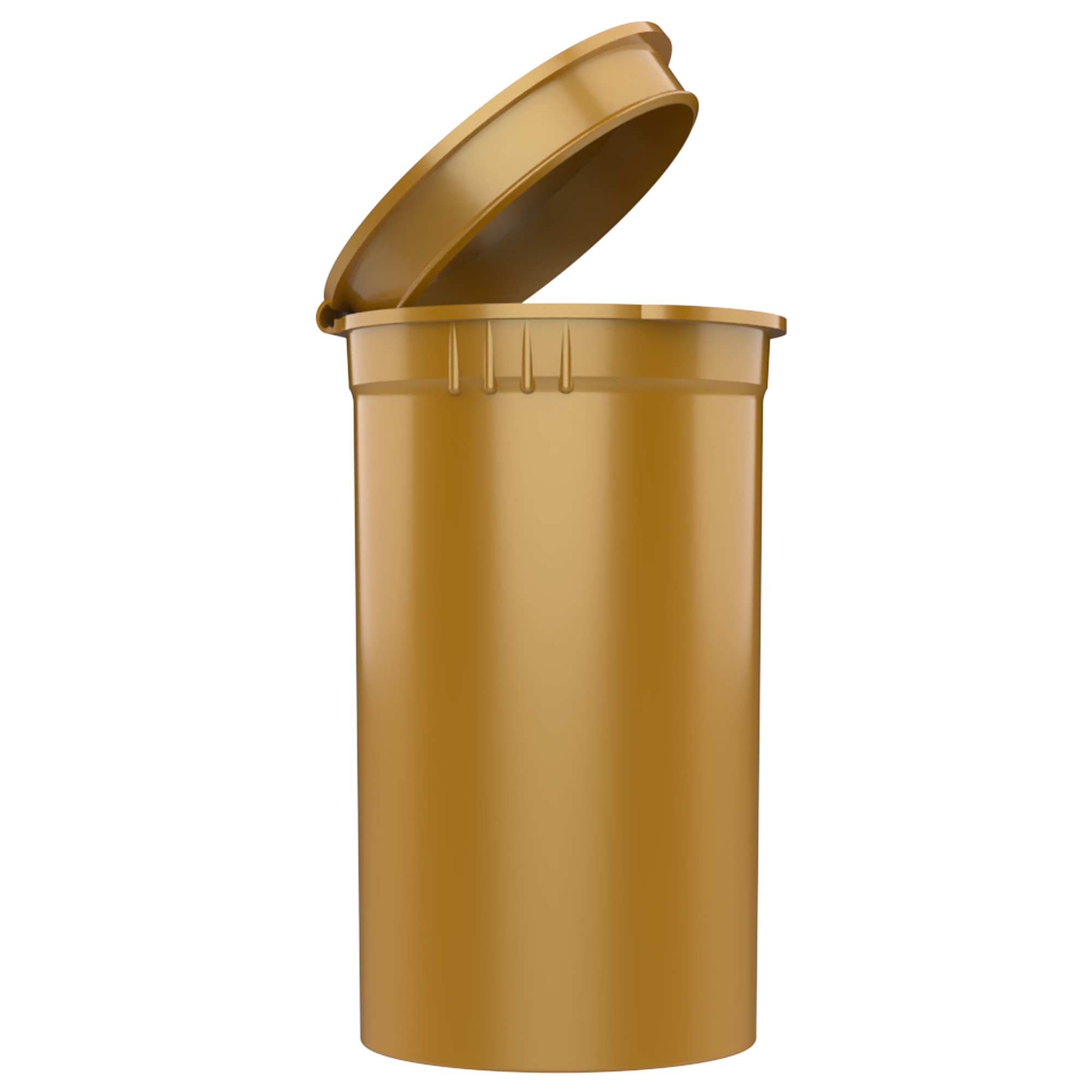 19 Dram Opaque Gold Child Resistant Pop Top Bottles (225 qty.)